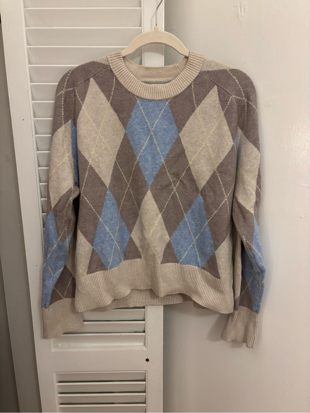 Abercrombie Argyle Madeline Sweater